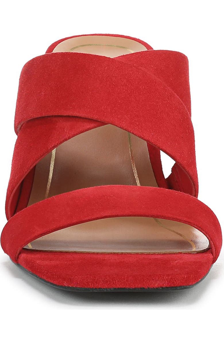 Vionic Merlot Slide Sandal, Alternate, color, Red Suede