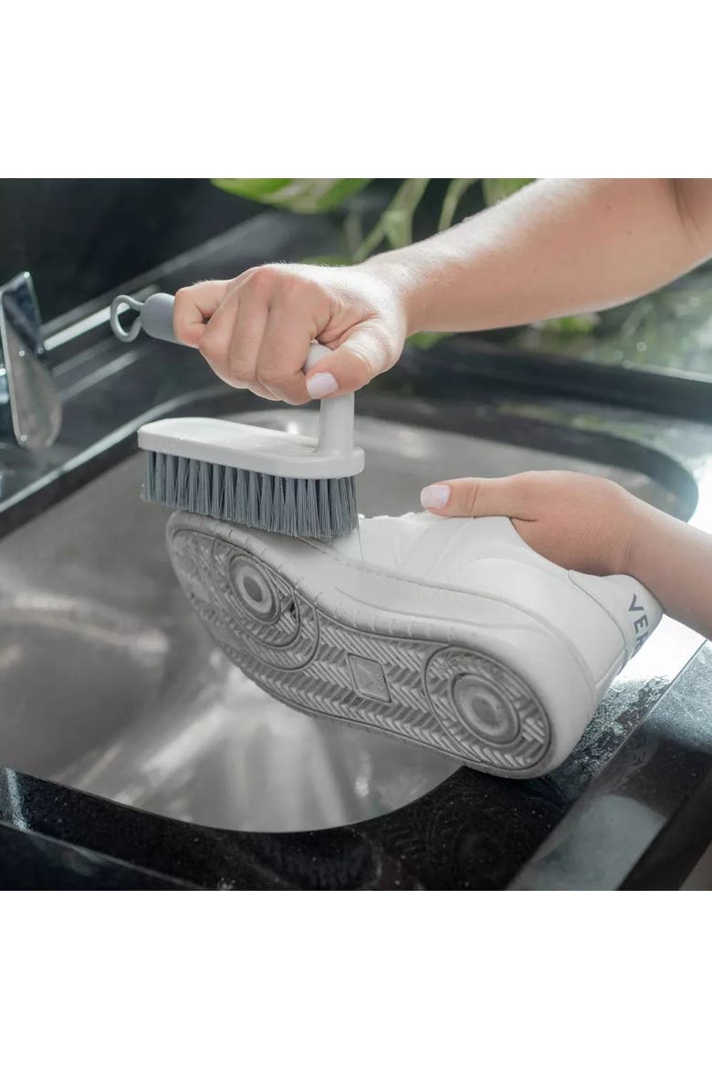 All Purpose Heavy Duty Ergonomic Scrub Brush, Alternate, color, White