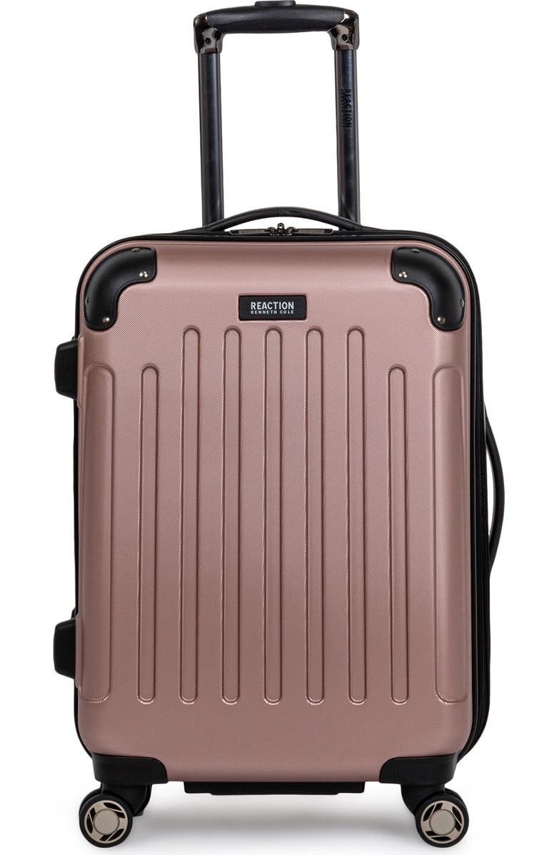 Kenneth Cole Renegade 20” Lightweight Hardside Expandable Carry-On Luggage, Main, color, Rose Gold