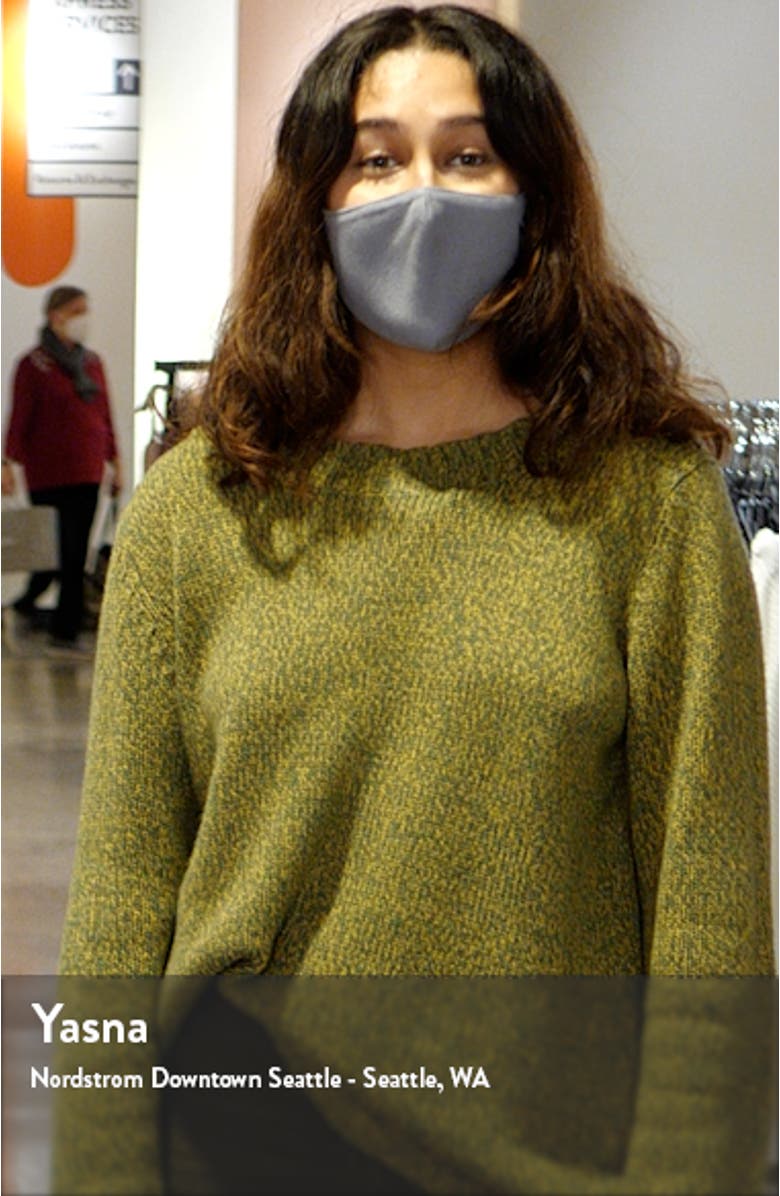 Stretch Crepe Illusion Sleeve Gown, sales video thumbnail