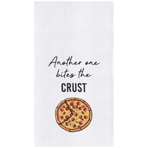 C & F Home C&f Home Bites The Crust Kitchen And Bathroom Embroidered Hand Towel In Multi
