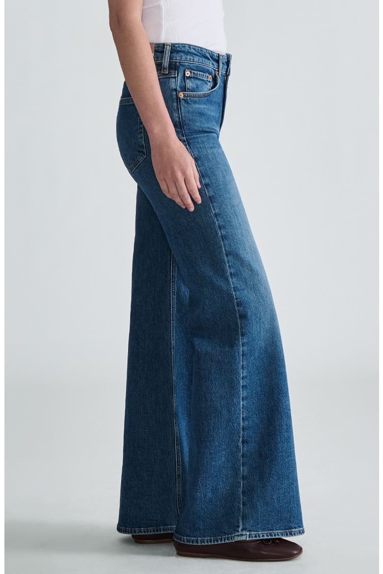 Grace Mid Rise Flare Jeans, Alternate, color, MID BRUSHED CLASSIC