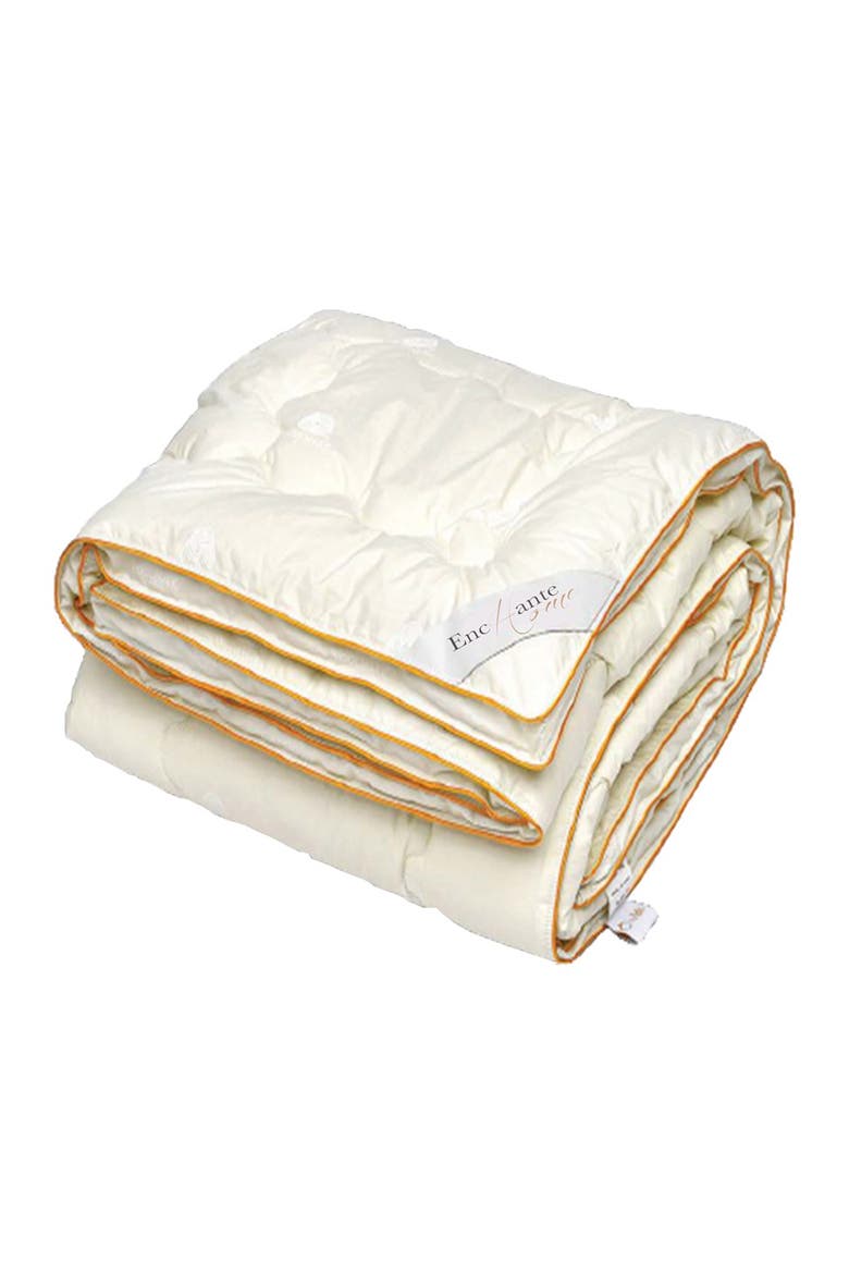 Luxury Wool Queen Size Comforter - White, Main, color, WHITE