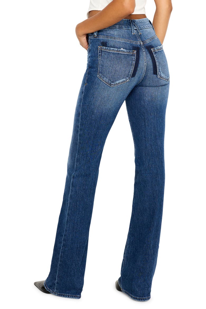Good Classic Bootcut Jeans, Alternate, color, INDIGO704