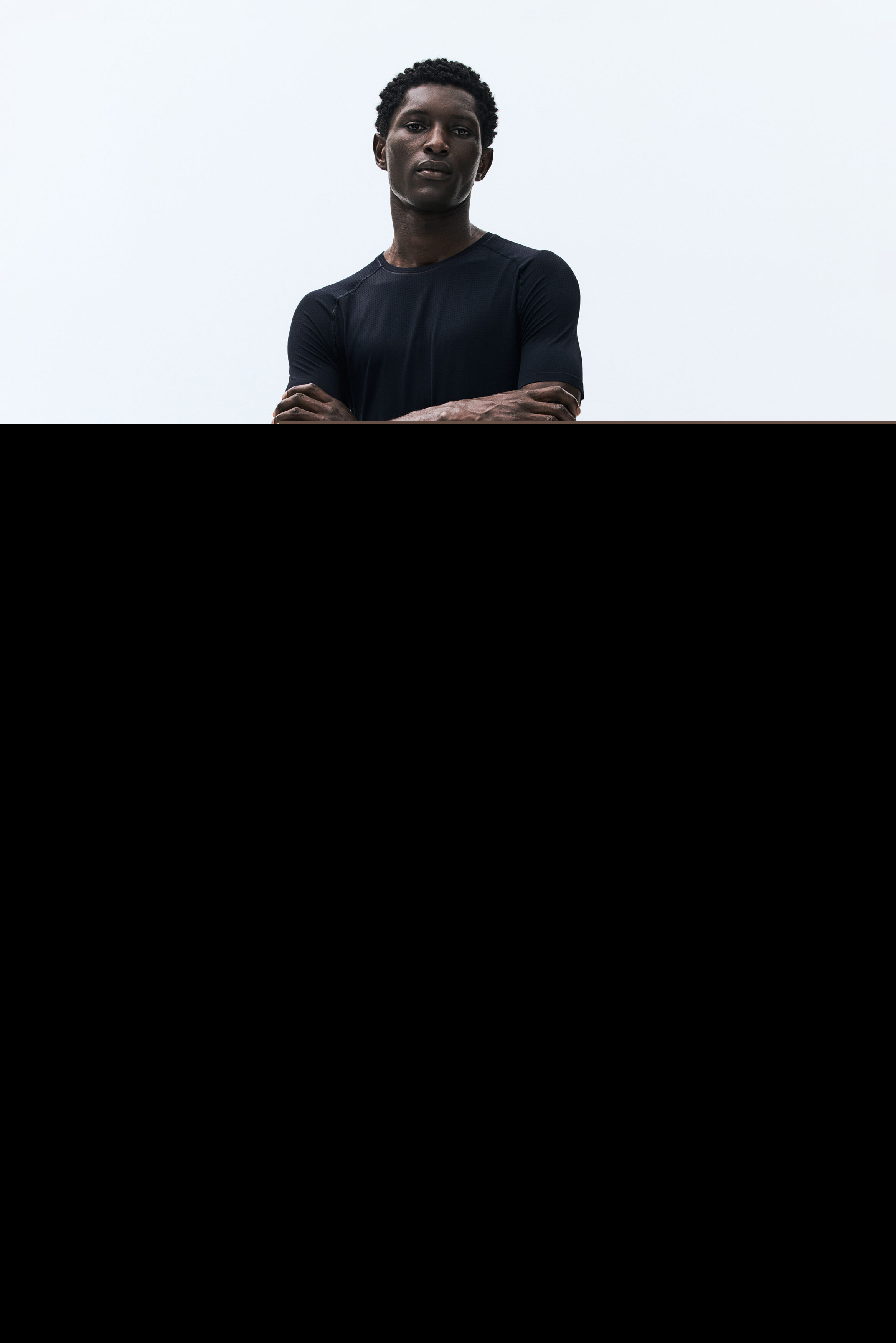 H&M Muscle Fit Sports T-shirt With Drymove, Alternate, color, Dark Blue