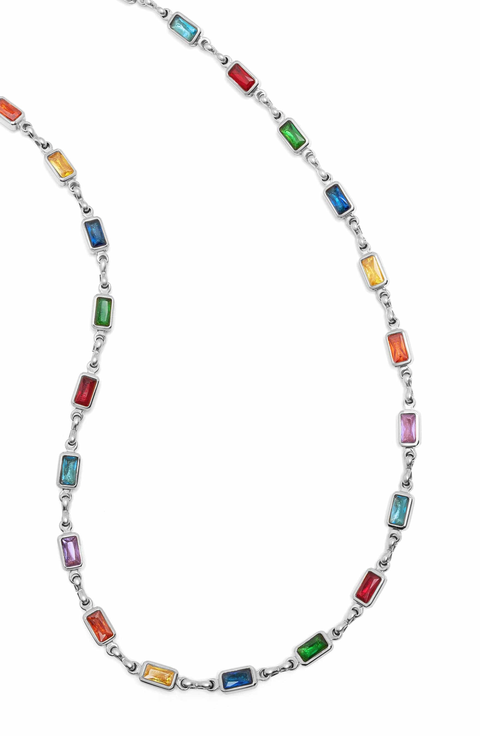 Rectangle Tennis Necklace