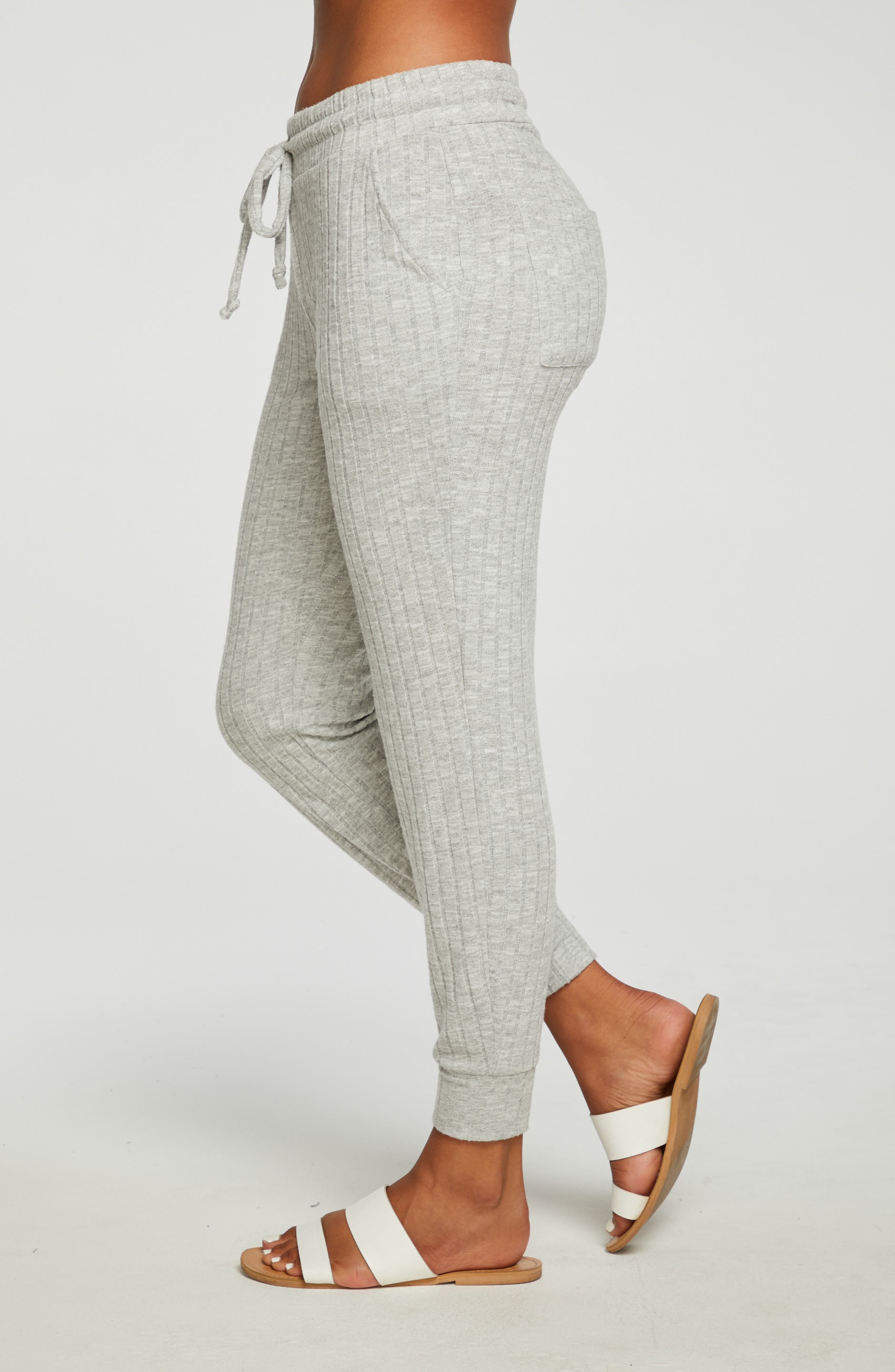 Chaser Poor Boy Rib Jersey Joggers (Women) | Nordstrom