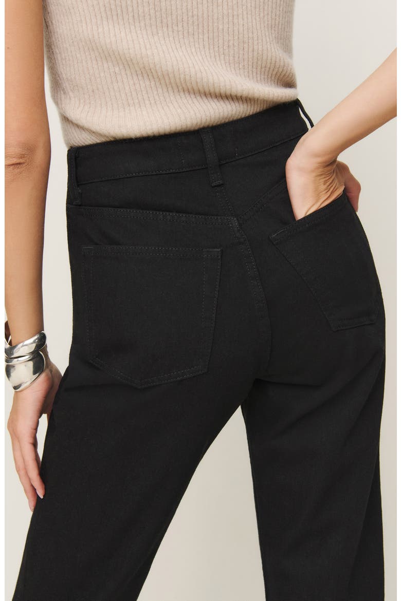 Cynthia High Waist Relaxed Jeans, Alternate, color, BLACK