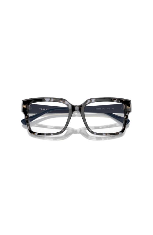 Vogue Eyewear 51mm Rectangle Optical Glasses In Gray