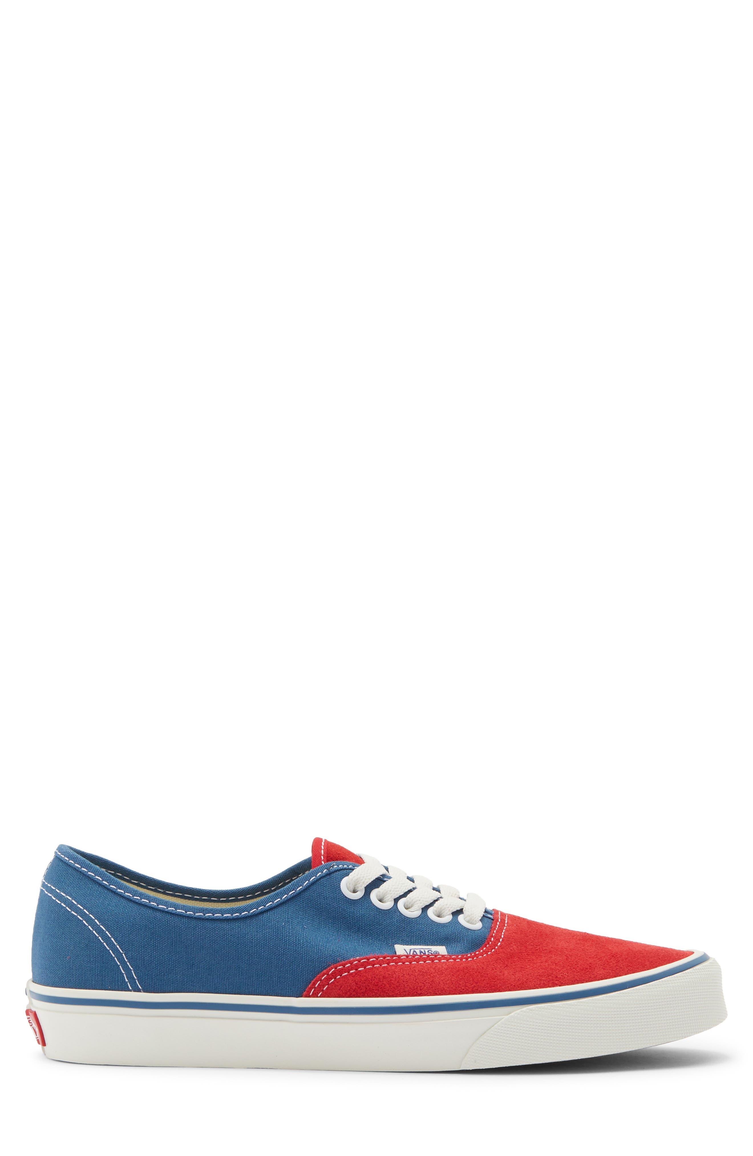Vans Authentic Low Top Sneaker, Alternate, color, Primary Racing Red