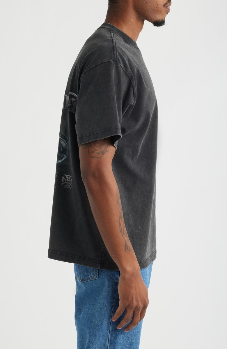 ID Supply Co West Coast Choppers Hardtail Cotton Graphic T-Shirt, Alternate, color, Black Wash