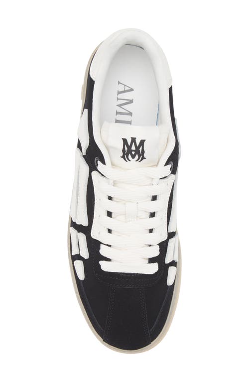 Shop Amiri Pacific Bones Low Top Sneaker In Black