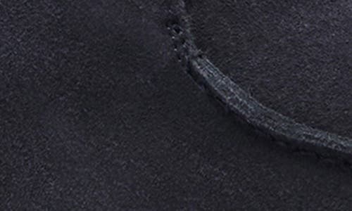 Mango Suede Boat Shoe In Dark Navy