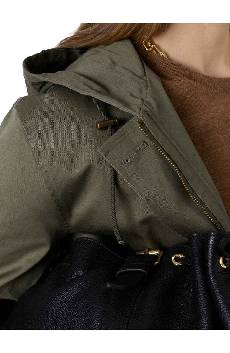 GERARD DAREL Janaya Hooded Parka, Alternate, color, Khaki Green