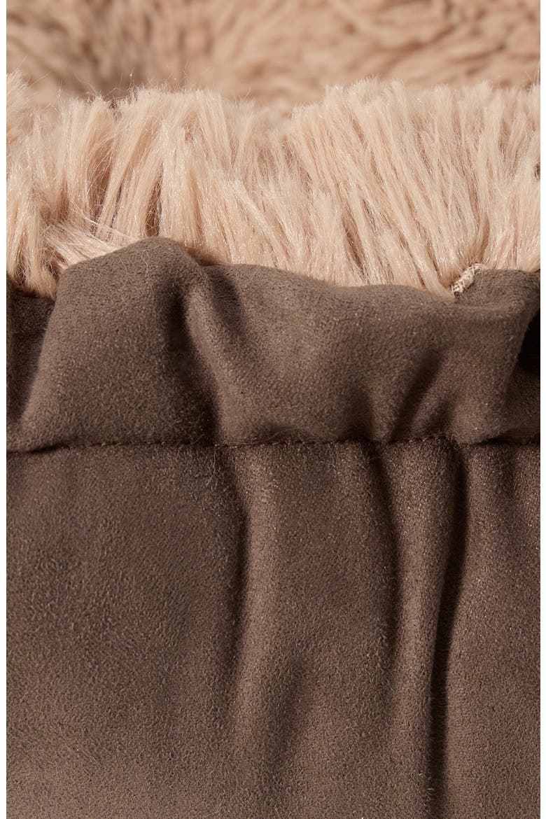 Sleepy Tail Society Round Pet Bed, Alternate, color, CHOCOLATE