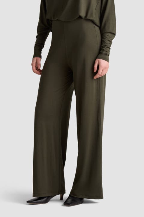 Celeste Wide Leg Jersey Pants