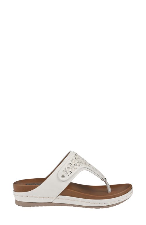 Gc Shoes Tani Comfort Slide Sandal In White