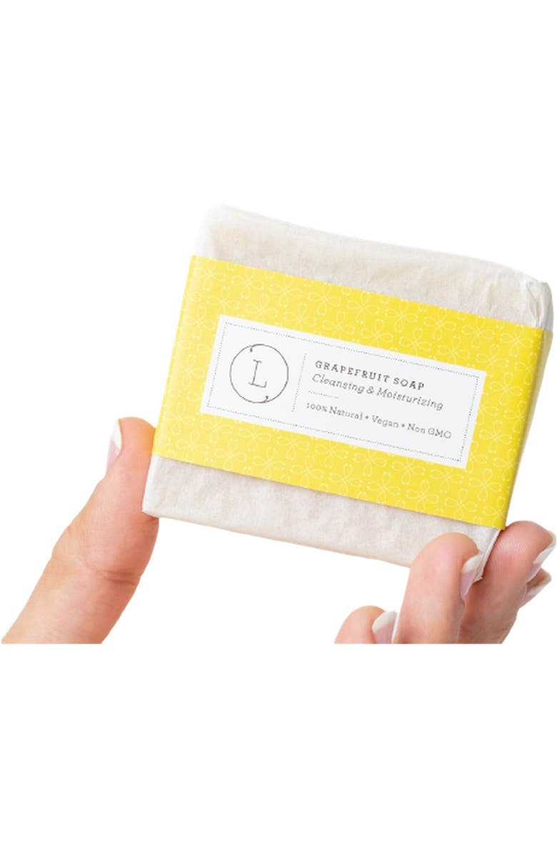 Lizush Natural Cold Process Soap Bar Set of 2, Alternate, color, Grapefruit