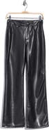 7 For All Mankind Faux Leather Flare Leg Pants