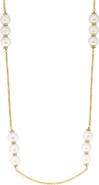 EFFY Freshwater Pearl Station Necklace
