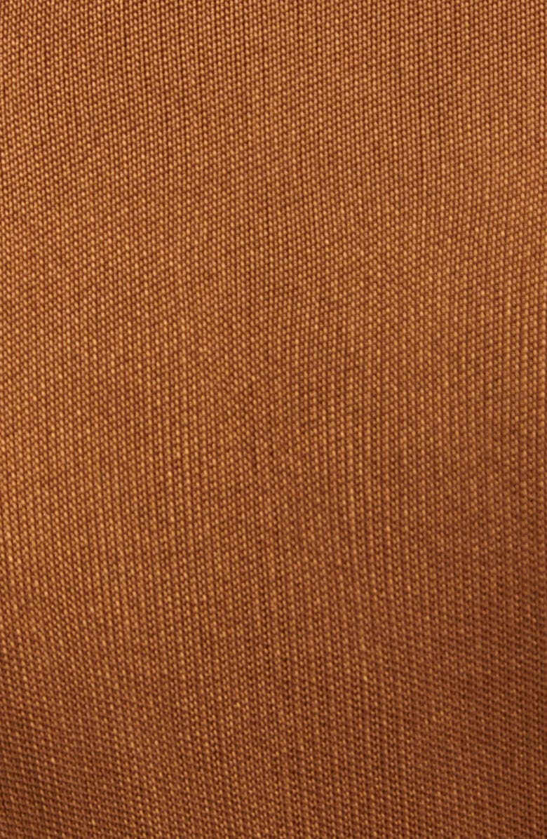 Altuzarra Milda Cowl Neck Long Sleeve Jersey Dress, Alternate, color, Saddle