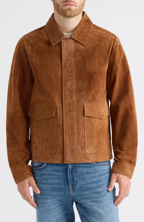 Elijah Leather Aviator Jacket