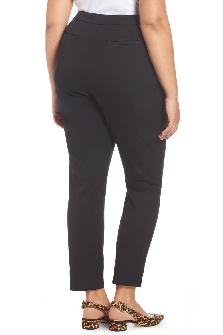 Stretch Ankle Skinny Pants, Alternate, color, BLACK