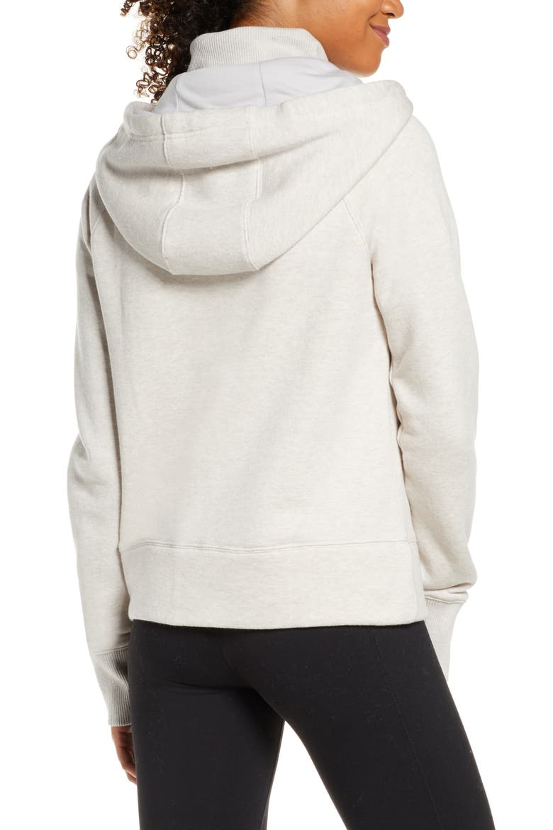 Nola Full Zip Hooded Sweatshirt, Alternate, color, OATMEAL SOFT HEATHER