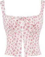 HOUSE OF CB Chicca Square Neck Corset Top
