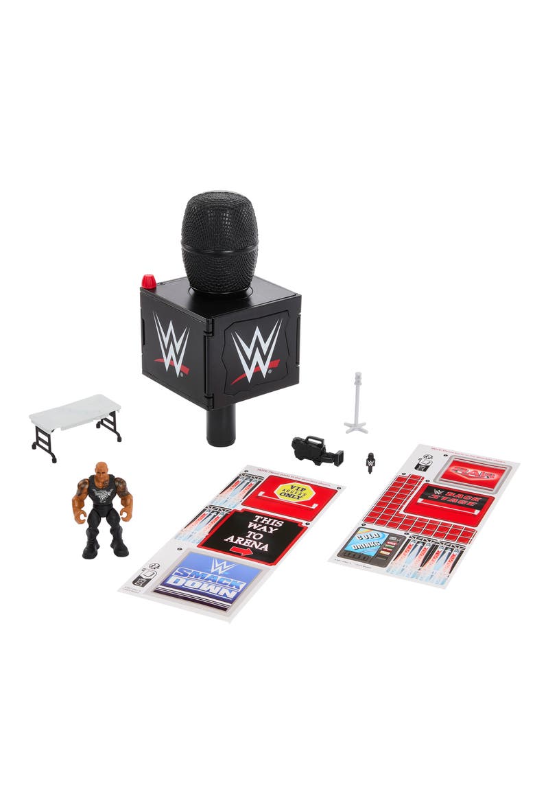 WWE Knuckle Crunchers Final Boss Microphone Playset, Alternate, color, NONE