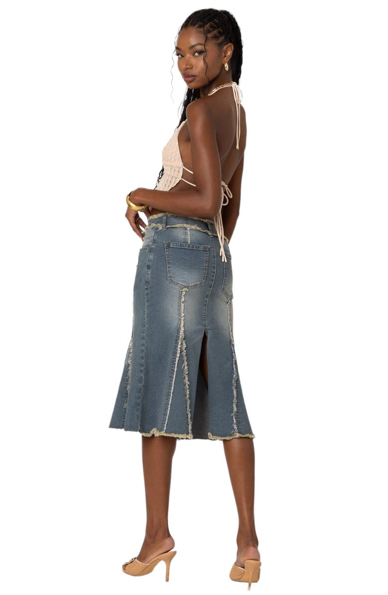 EDIKTED Anaya Textured Knit Halter Top, Alternate, color, Beige