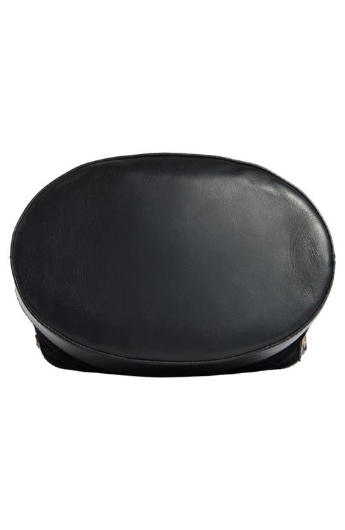 Isabel Marant Large Samara Suede Bucket Bag In Black