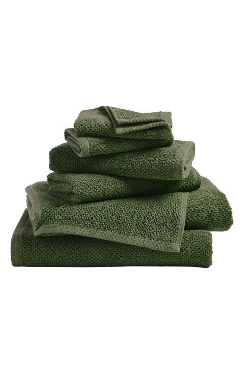Cotton 6-Piece Textured Towel Set