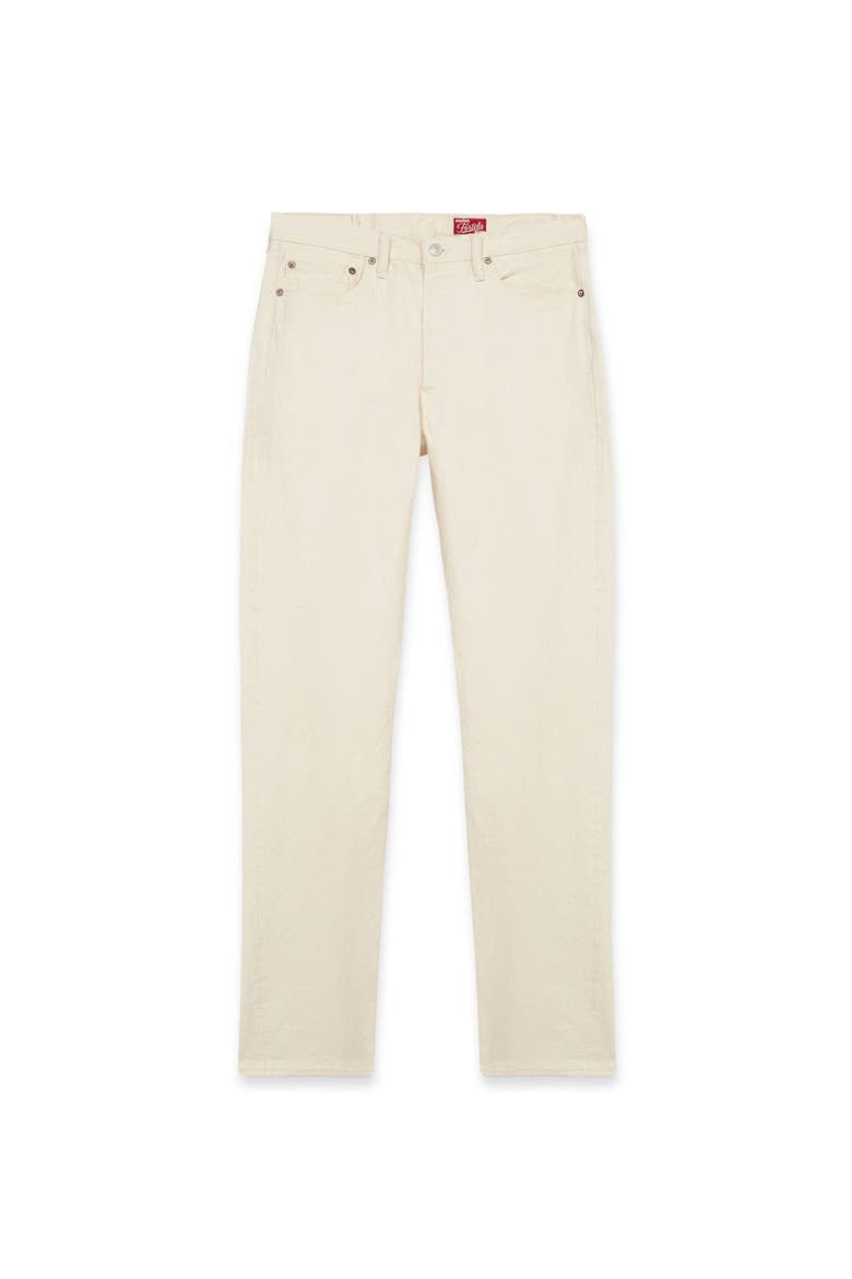 Jhonny Vintage Selvedge Denim Jeans, Main, color, White