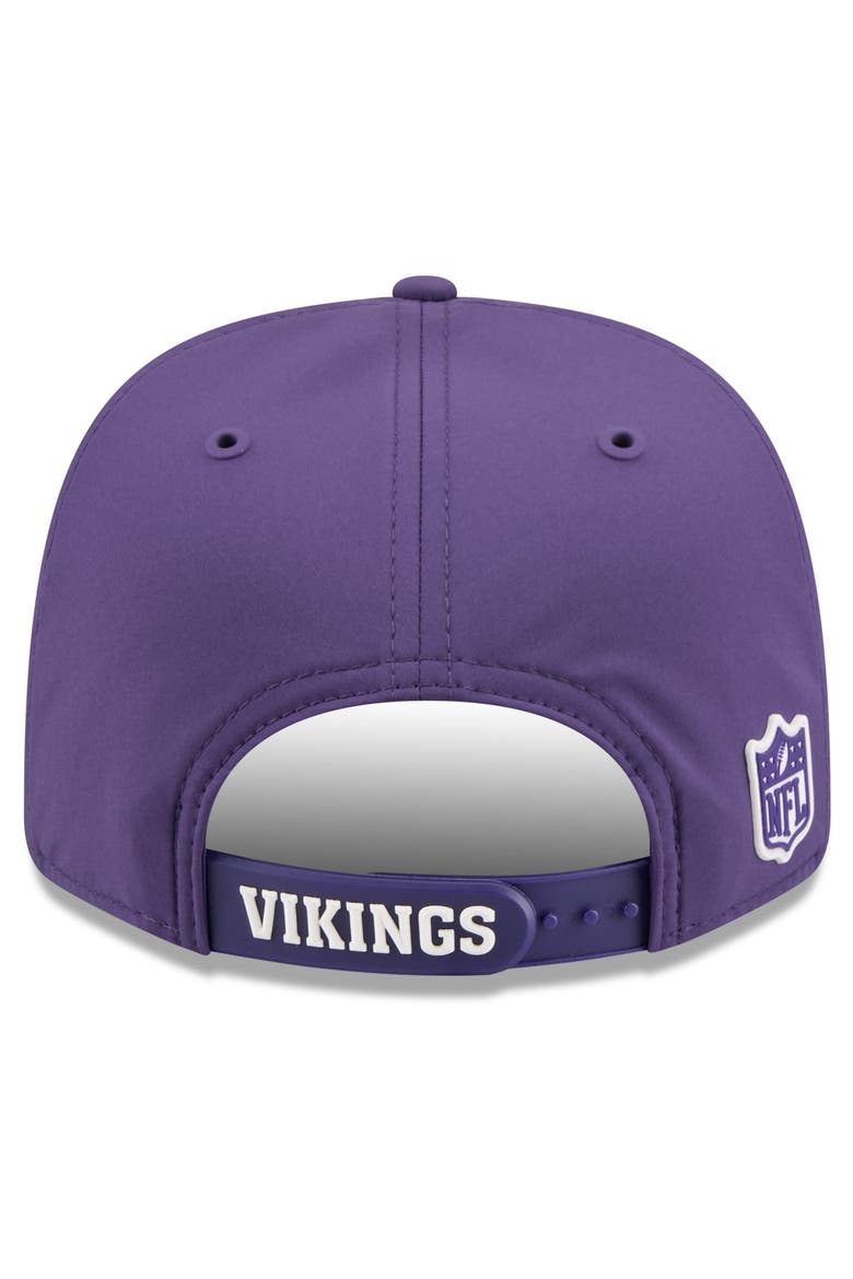 Men's New Era Purple Minnesota Vikings 2026 Sideline Throwback 9SEVENTY Adjustable Hat, Alternate, color, Purple