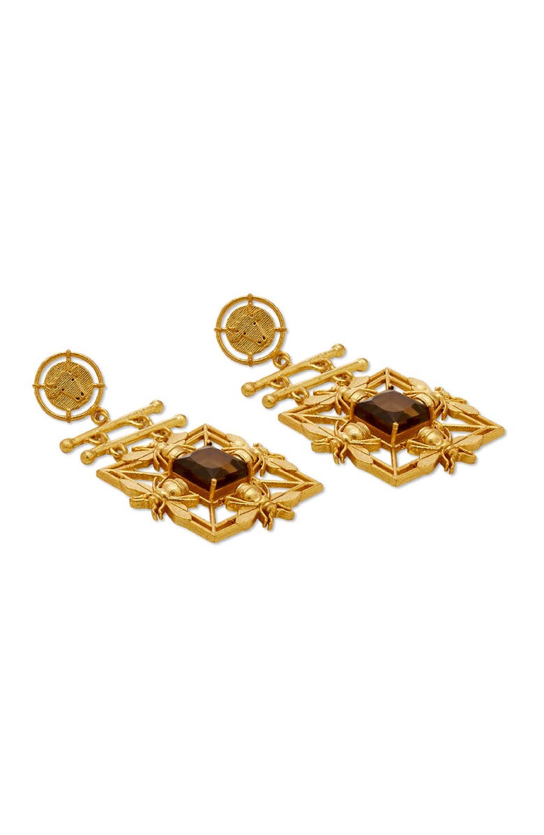 Dhwani Bansal MORI EARRINGS, Alternate, color, Gold Plated