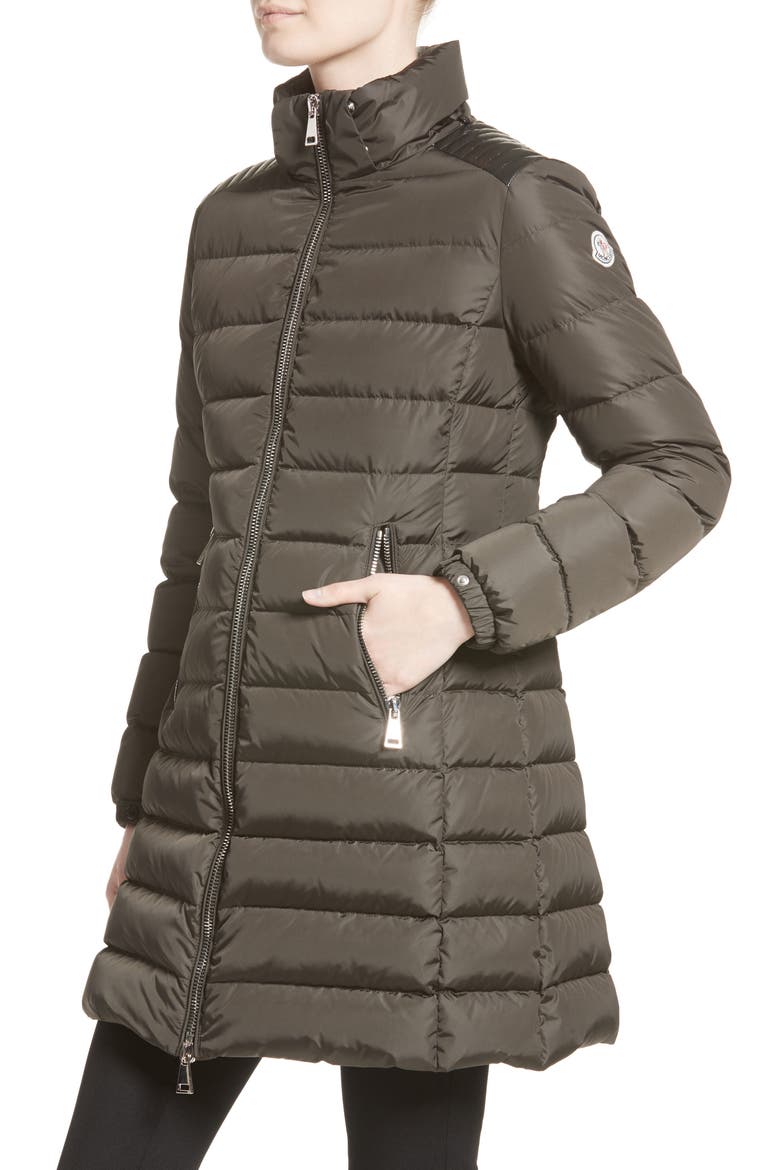 Orophin Hooded Down Puffer Coat, Alternate, color, OLIVE