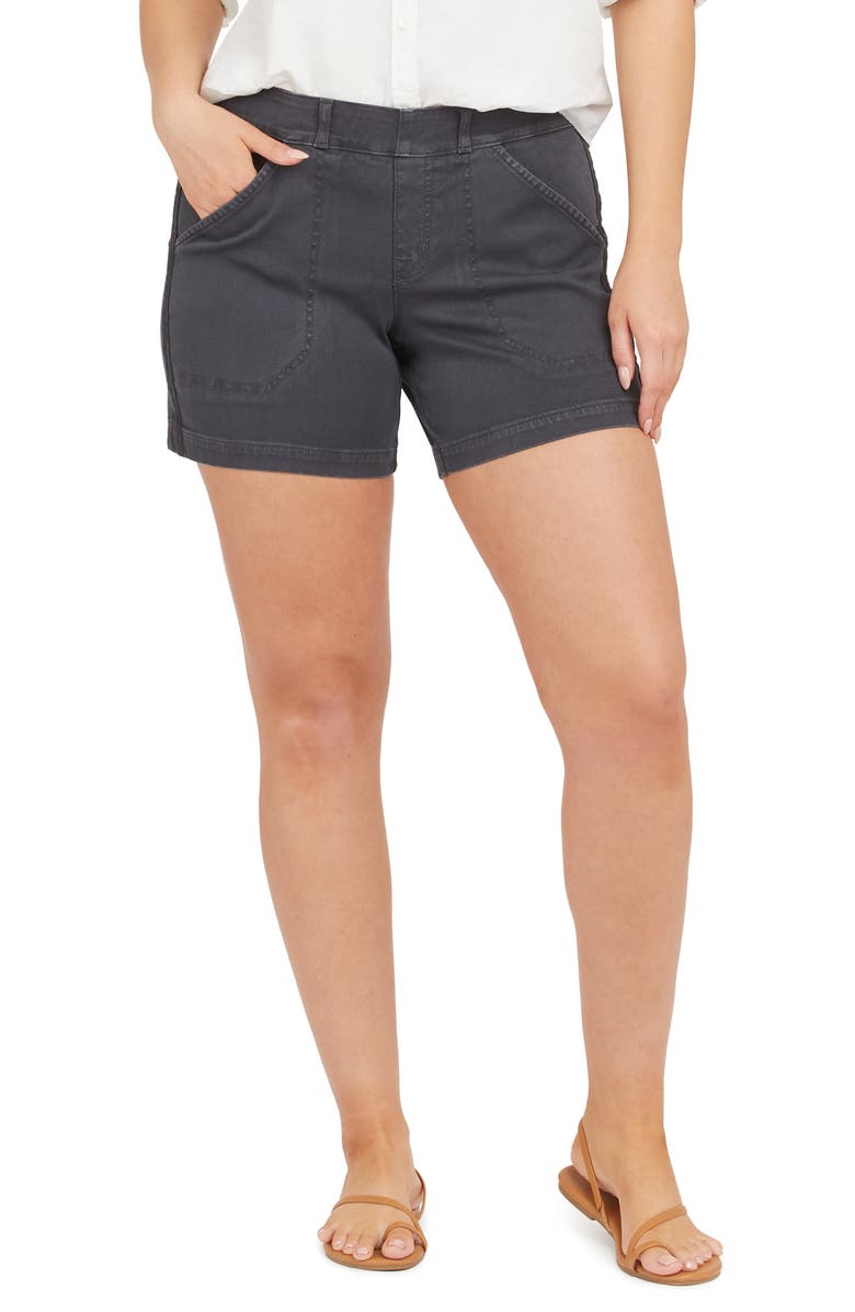 SPANX<sup>®</sup> 6-Inch Stretch Twill Shorts, Main, color, 