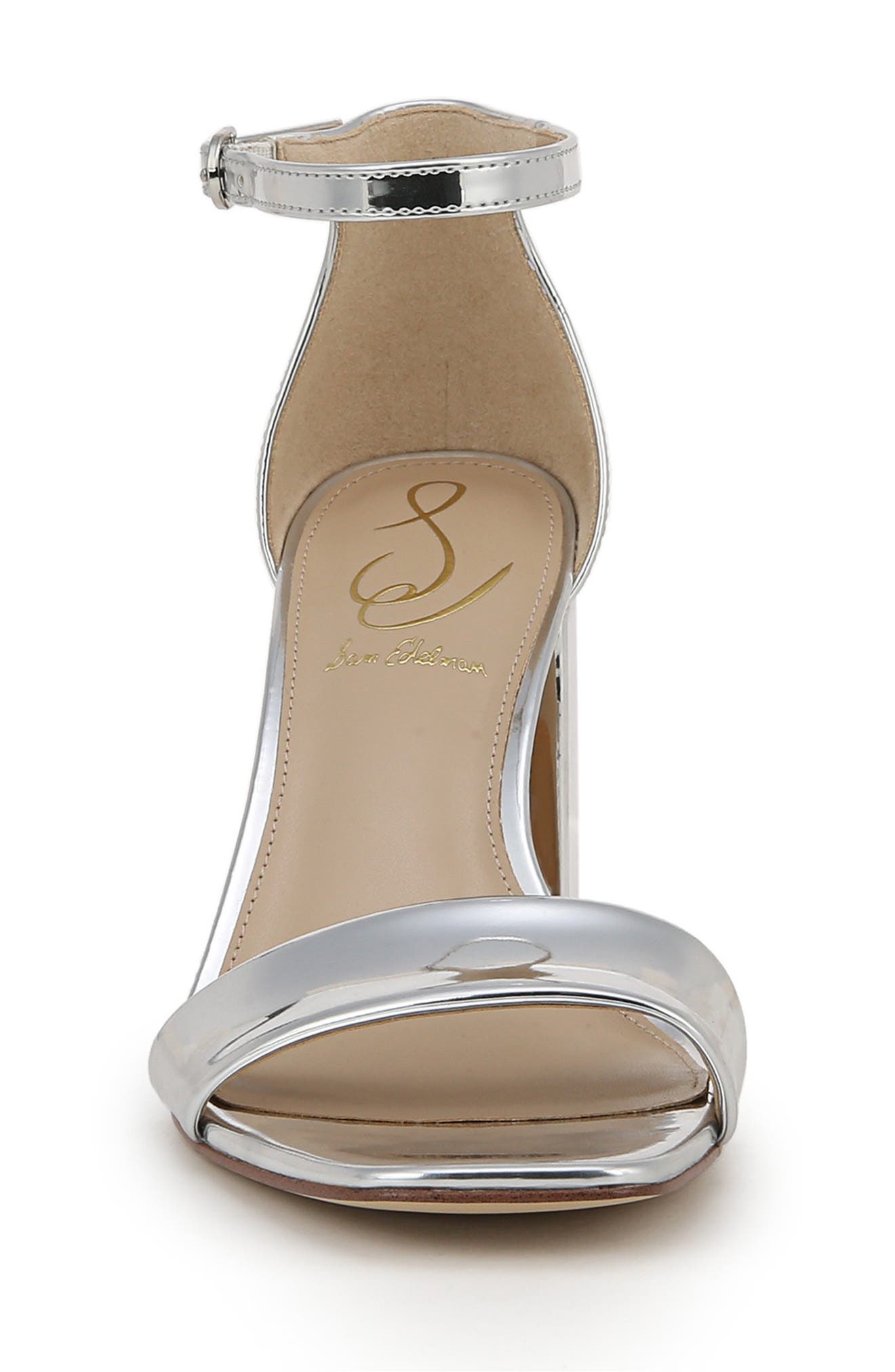 Sam Edelman Daniella Ankle Strap Sandal, Alternate, color, Soft Silver