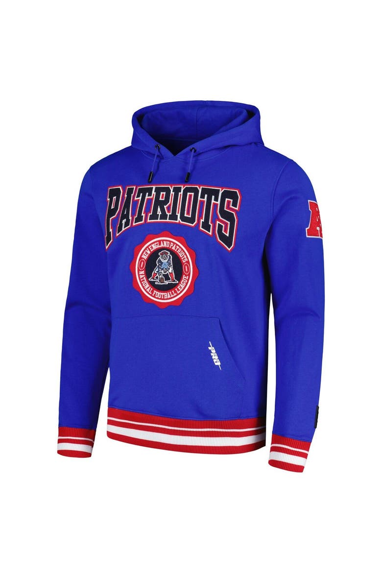 Men's Pro Standard  Royal New England Patriots Crest Emblem Pullover Hoodie, Alternate, color, Royal