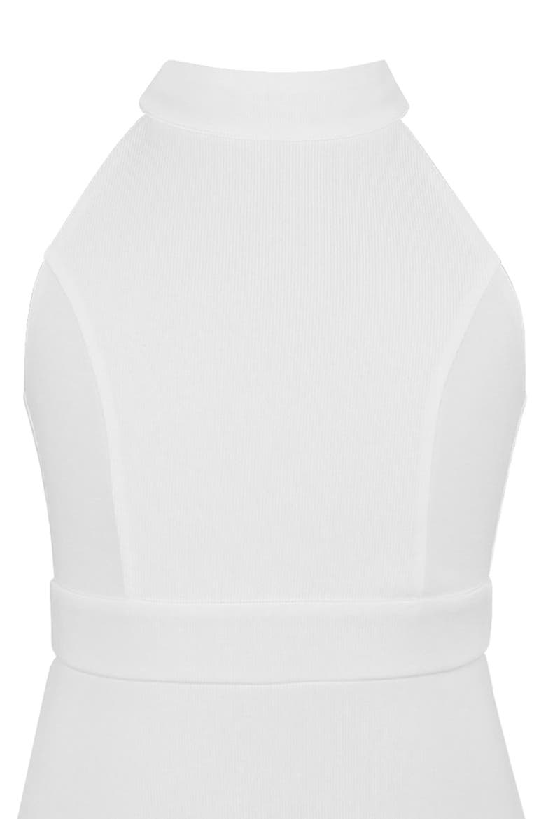Kids' High Neck Pleated Dress, Alternate, color, IVORY