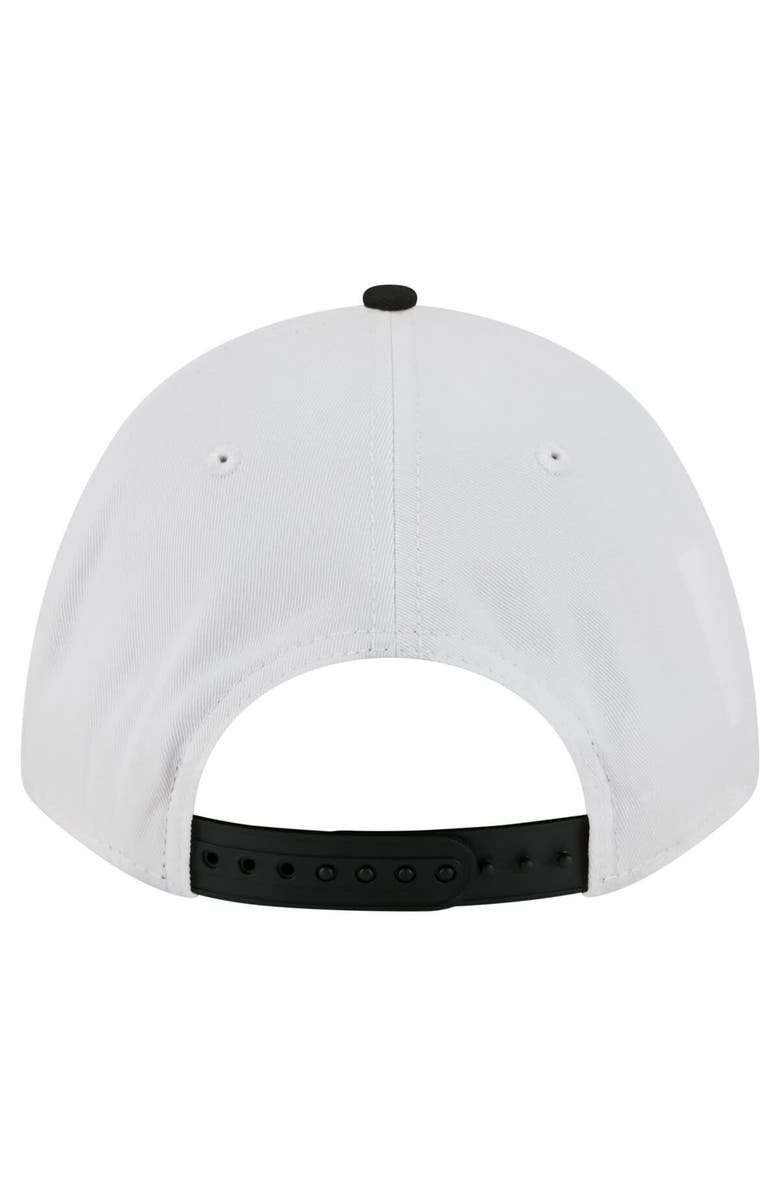 New Era Men's New Era White/Black UCF Knights Arch Two-Tone Rope 9FORTY A-Frame M-Crown Adjustable Hat, Alternate, color, White