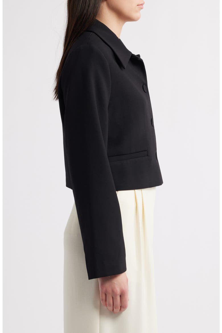 Cagliari Crop Jacket, Alternate, color, BLACK
