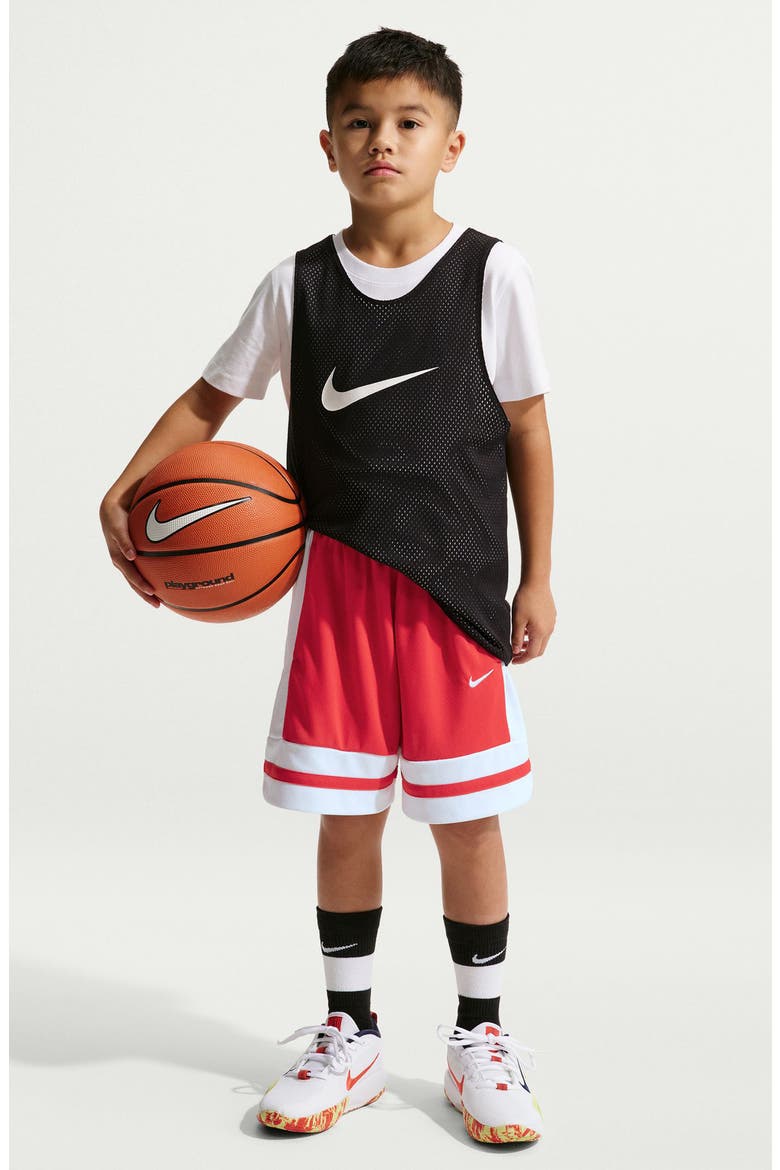 Kids' Dri-FIT Performance Basketball Shorts, Main, color, UNIVERSITY RED/ WHITE/ WHITE