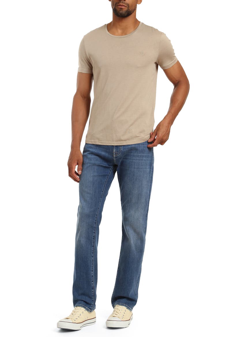 Zach Straight Leg Jeans, Alternate, color, MID IND BRUSHED WILLIAMSBURG
