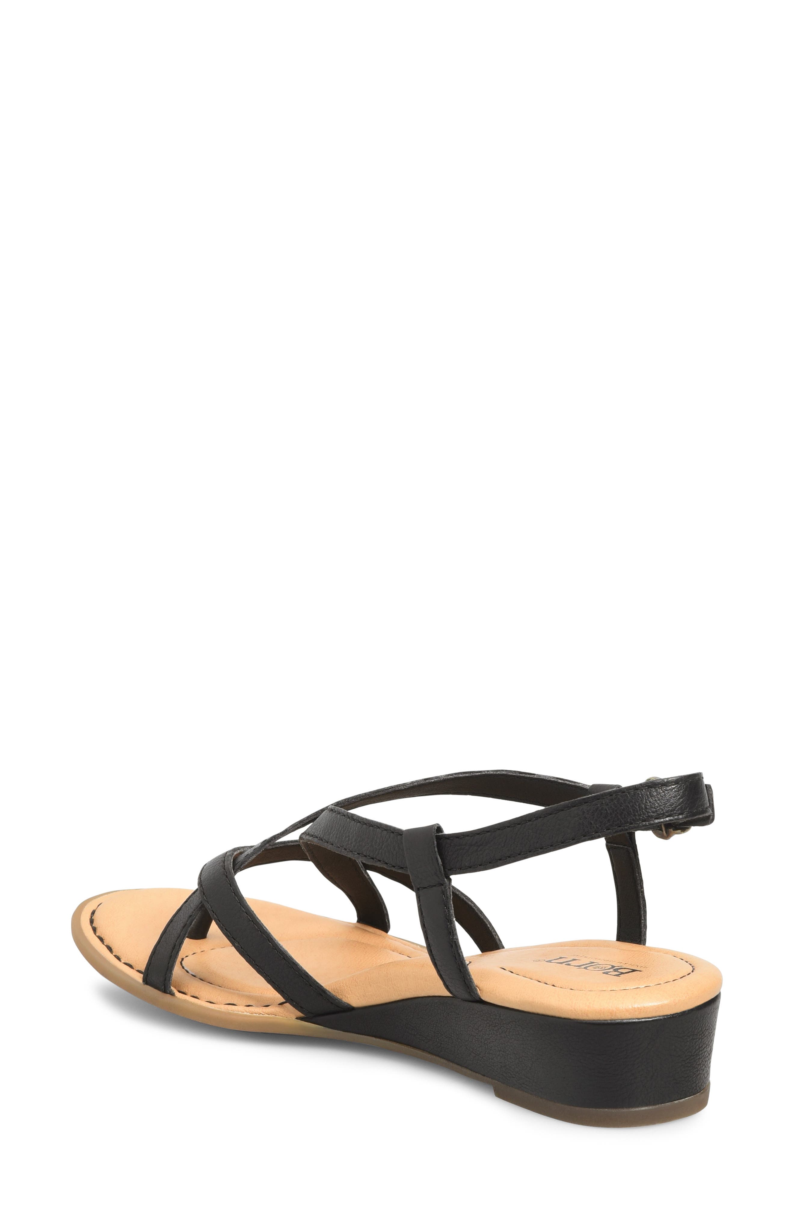 Børn Sibyl Slingback Wedge Sandal, Alternate, color, 
