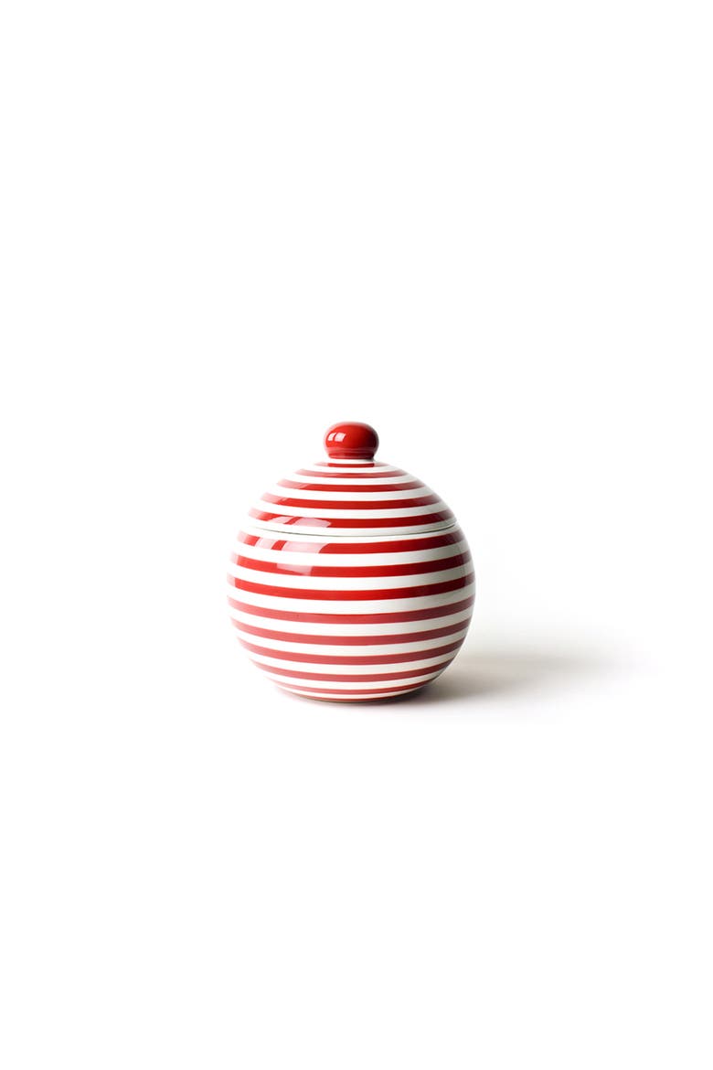 Red Stripe Large Lollipop Jar, Main, color, Red