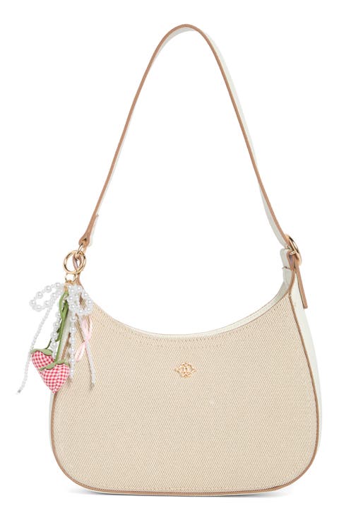 Crescent Twill Shoulder Bag