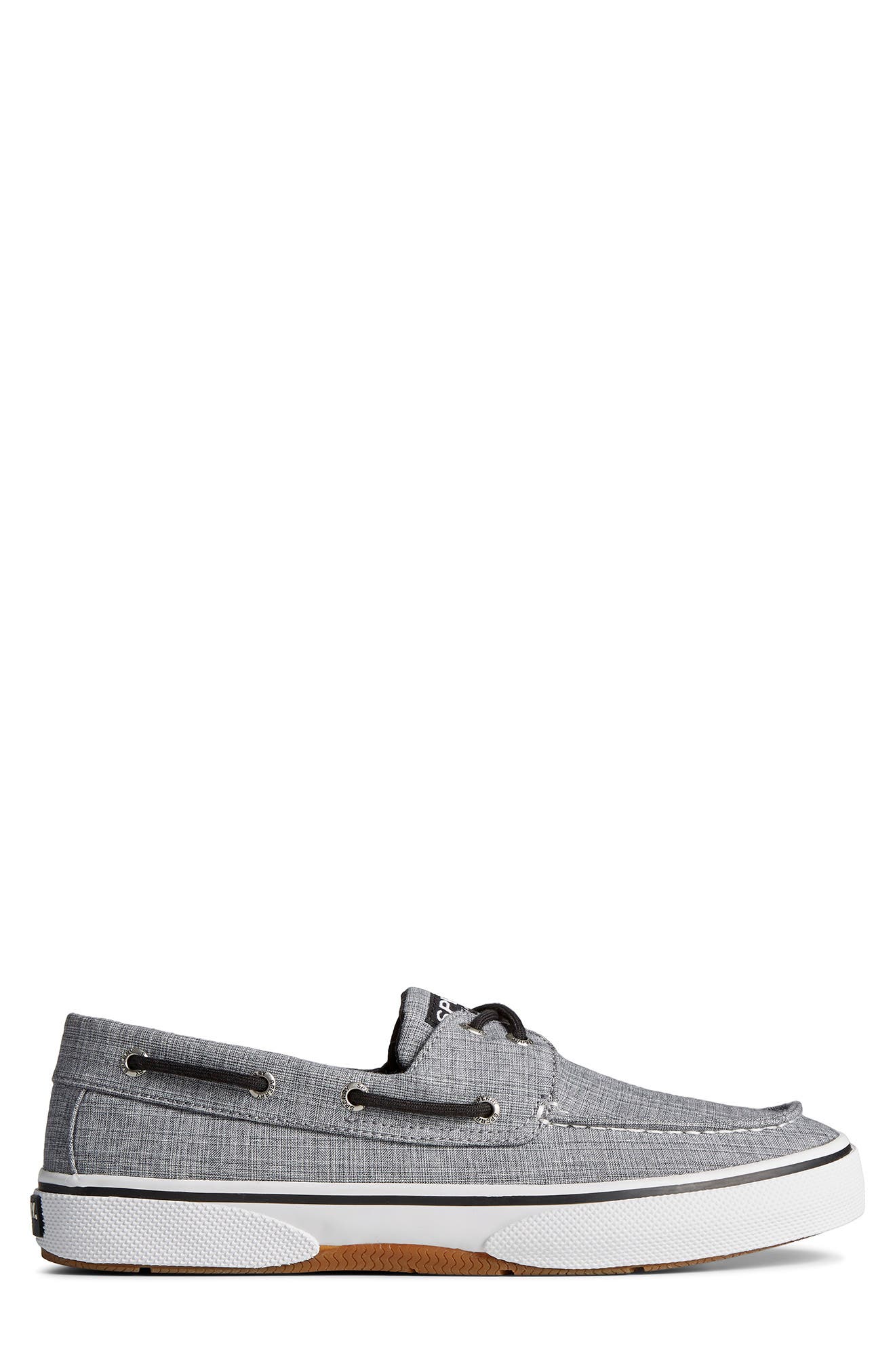 Sperry Halyard 2-Eye Sneaker, Alternate, color, Black