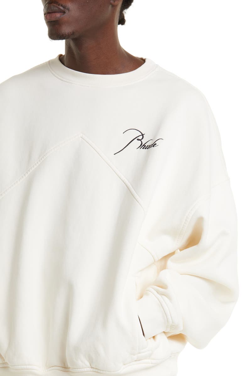 Rhude Embroidered Logo Sweatshirt, Alternate, color, 
